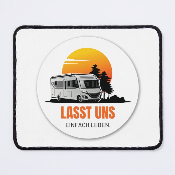 Item preview, LET'S SIMPLY LIVE. Camping Caravan Campervan Camper Design T-Shirt Hoodie Cup individually mobile freedom designed and sold by JoWillem.