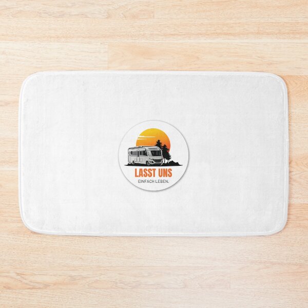 Item preview, LET'S SIMPLY LIVE. Camping Caravan Campervan Camper Design T-Shirt Hoodie Cup individually mobile freedom designed and sold by JoWillem.