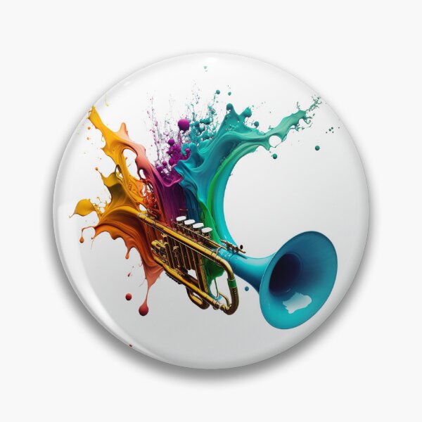 Item preview, Trumpet color explosion designed and sold by Katzenpapas.