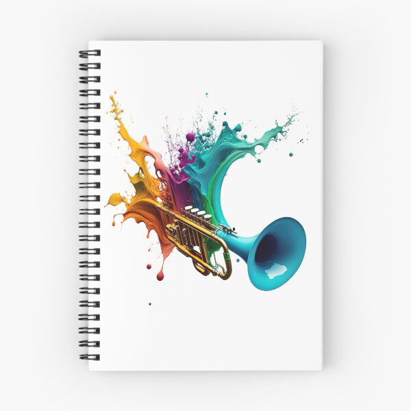 Item preview, Trumpet color explosion designed and sold by Katzenpapas.