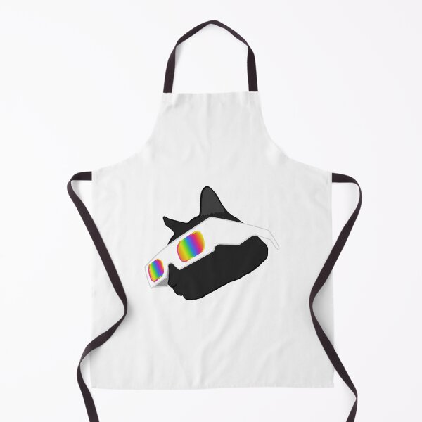 Item preview, Black Cat with Rainbow Glasses designed and sold by sparkyyarns.