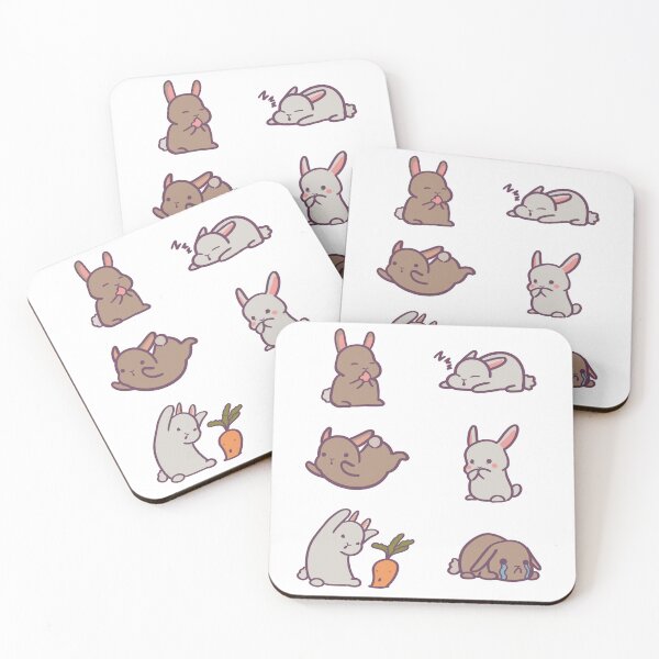 Item preview, Cute and Funny Cartoon Bunny Rabbit Pack 3 designed and sold by ThumboArtBumbo.