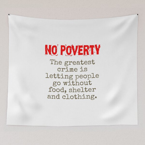 Item preview, The Greatest Crime Is Letting People Go - Poverty Quote  designed and sold by CrankyOldDude.