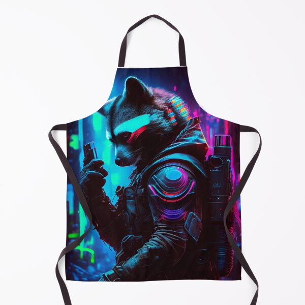Item preview, Byte Bandit cyberpunk racoon designed and sold by Chrizz1990.