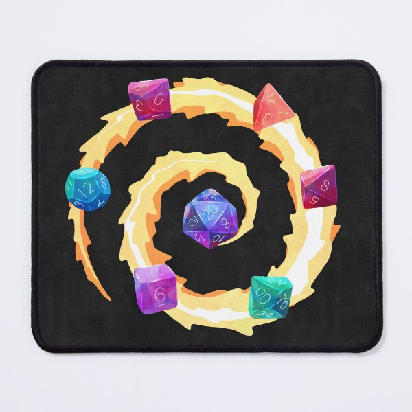 Item preview, Tabletop RPG Magic Dice Swirl designed and sold by -DearTreehouse-.