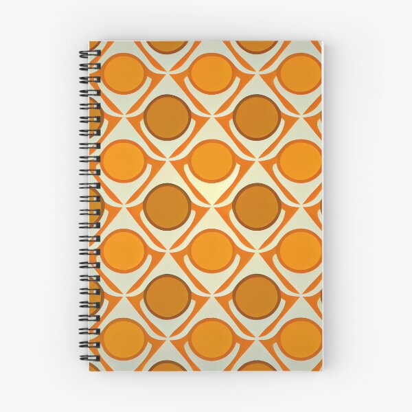Aperçu de l'œuvre orange geometric pattern créée et vendue par QuikiPatterns.