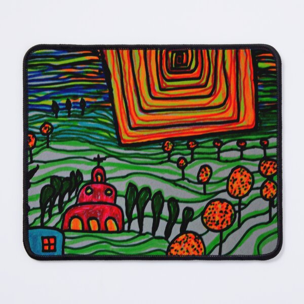Item preview, Wormhole over the landscape designed and sold by George Hutton Hunter.