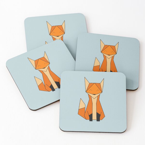 Item preview, Happy Origami Fox   designed and sold by RosieLeaArtist.