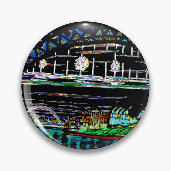 Item preview, Night at Tyne Quayside designed and sold by George Hutton Hunter.