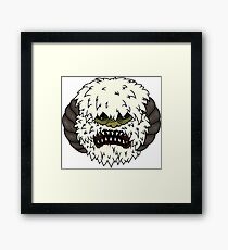 Angry Wampa Framed Print
