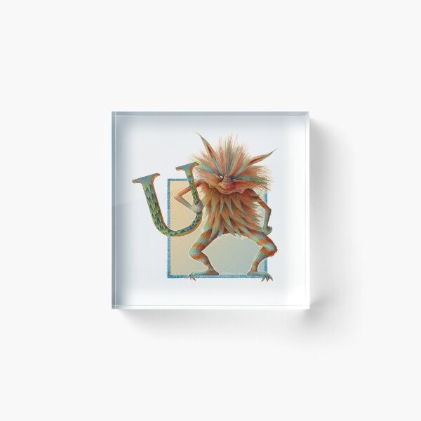 Item preview, Letter U - Alphabet Monster - Guardian and Protector designed and sold by Gretchen Deahl.