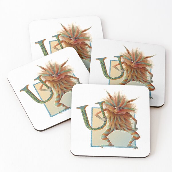 Item preview, Letter U - Alphabet Monster - Guardian and Protector designed and sold by Gretchen Deahl.
