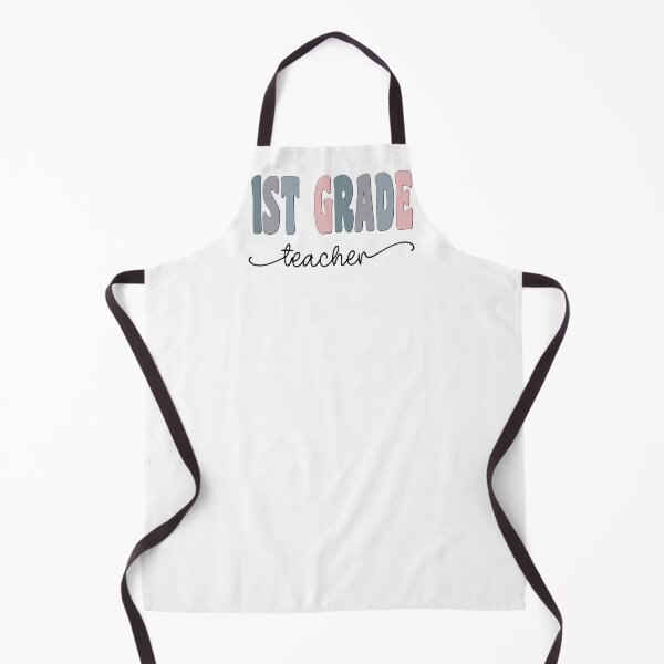 Item preview, 1st Grade Teacher Pastel Funky Retro Script Design designed and sold by mysticblvd.