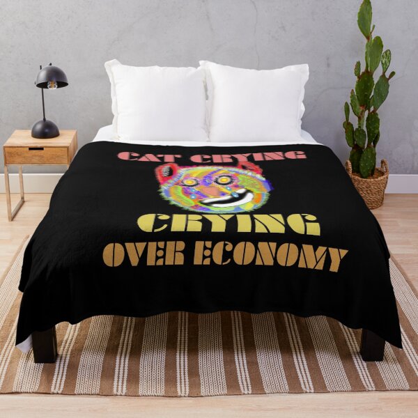 Item preview, Crying Cat Crying Over The Economy designed and sold by Storiesforyou.