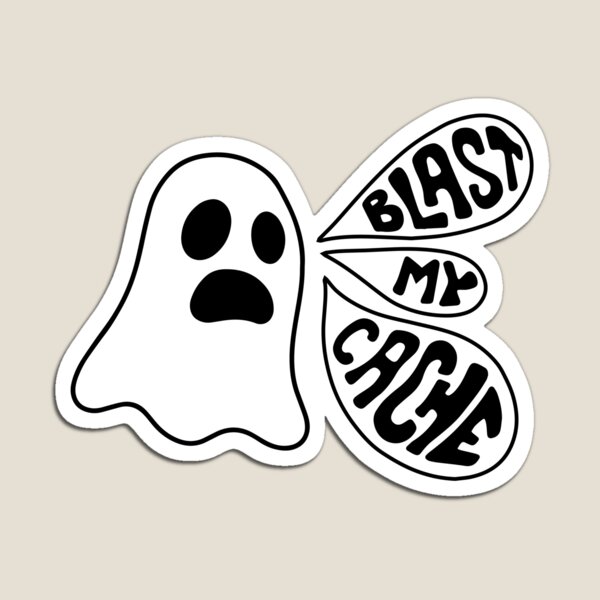Item preview, MBMBaM Blast My Cache Ghost designed and sold by erincrnkdesign.
