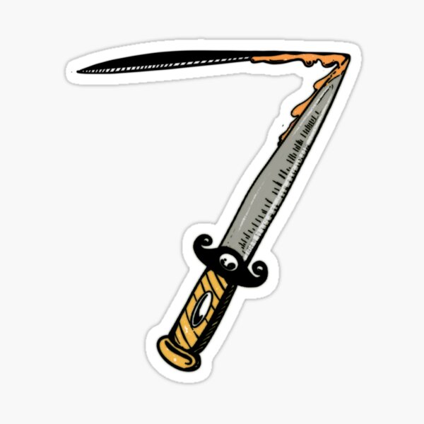 dagger Sticker