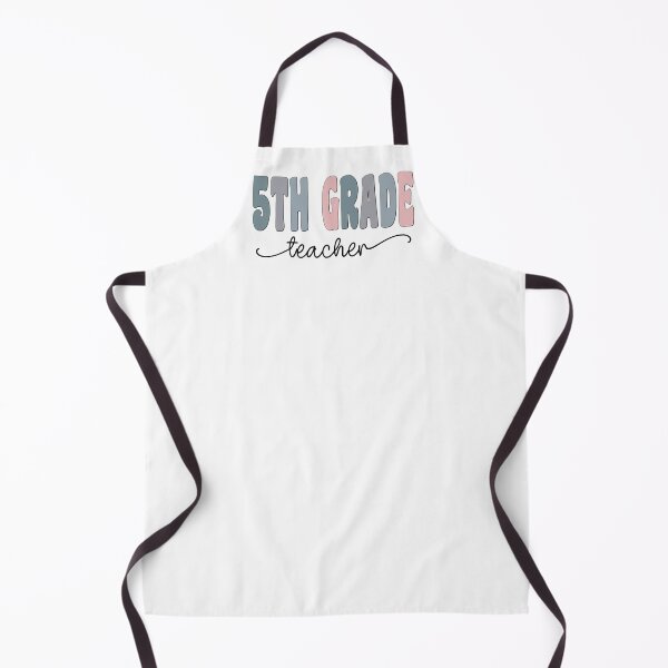 Item preview, 5th Grade Teacher Pastel Funky Retro Script Design designed and sold by mysticblvd.