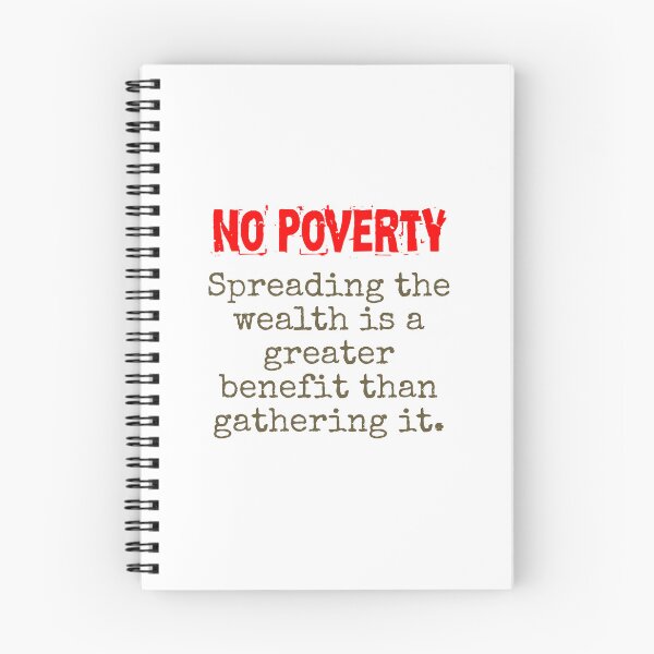 Item preview, Spreading The Wealth Is A Greater Benefit - Poverty Quote  designed and sold by CrankyOldDude.