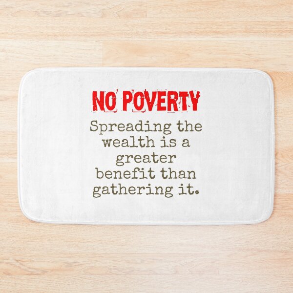 Item preview, Spreading The Wealth Is A Greater Benefit - Poverty Quote  designed and sold by CrankyOldDude.