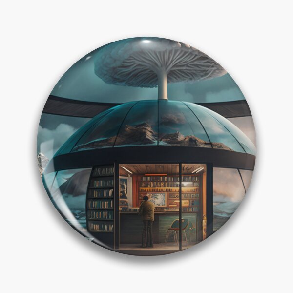 Item preview, The eyes see with the mind-believes mid century mushroom designed and sold by Miguelamarte.