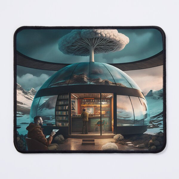 Item preview, The eyes see with the mind-believes mid century mushroom designed and sold by Miguelamarte.
