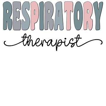 Respiratory Therapist Pastel Funky Retro Script Design Poster for Sale by  mysticblvd
