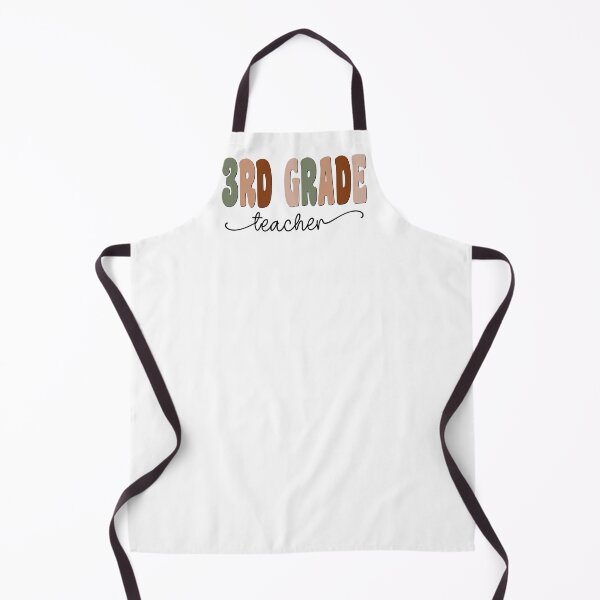 Item preview, 3rd Grade Teacher Boho Retro Script Design designed and sold by mysticblvd.