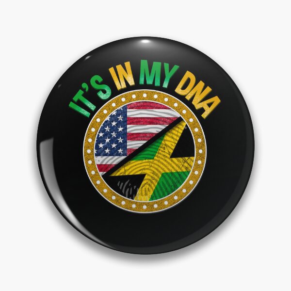 Item preview, IT'S IN MY DNA, Jamaican American heritage, Jamaican flag designed and sold by mwebba2005.