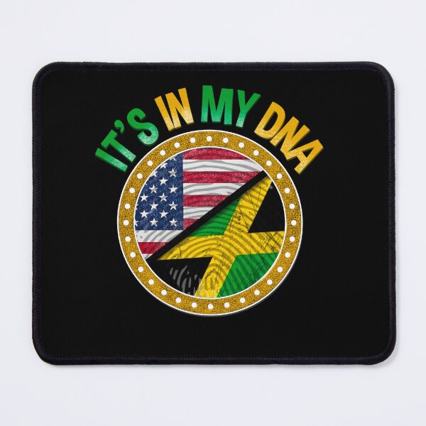 Item preview, IT'S IN MY DNA, Jamaican American heritage, Jamaican flag designed and sold by mwebba2005.