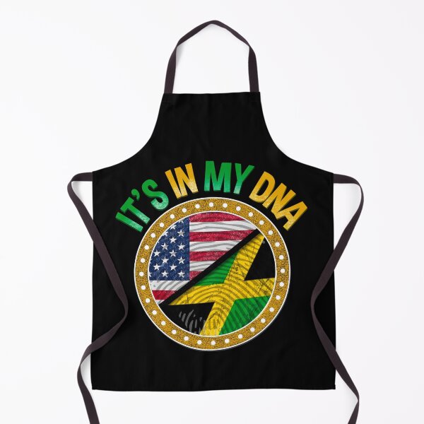 Item preview, IT'S IN MY DNA, Jamaican American heritage, Jamaican flag designed and sold by mwebba2005.