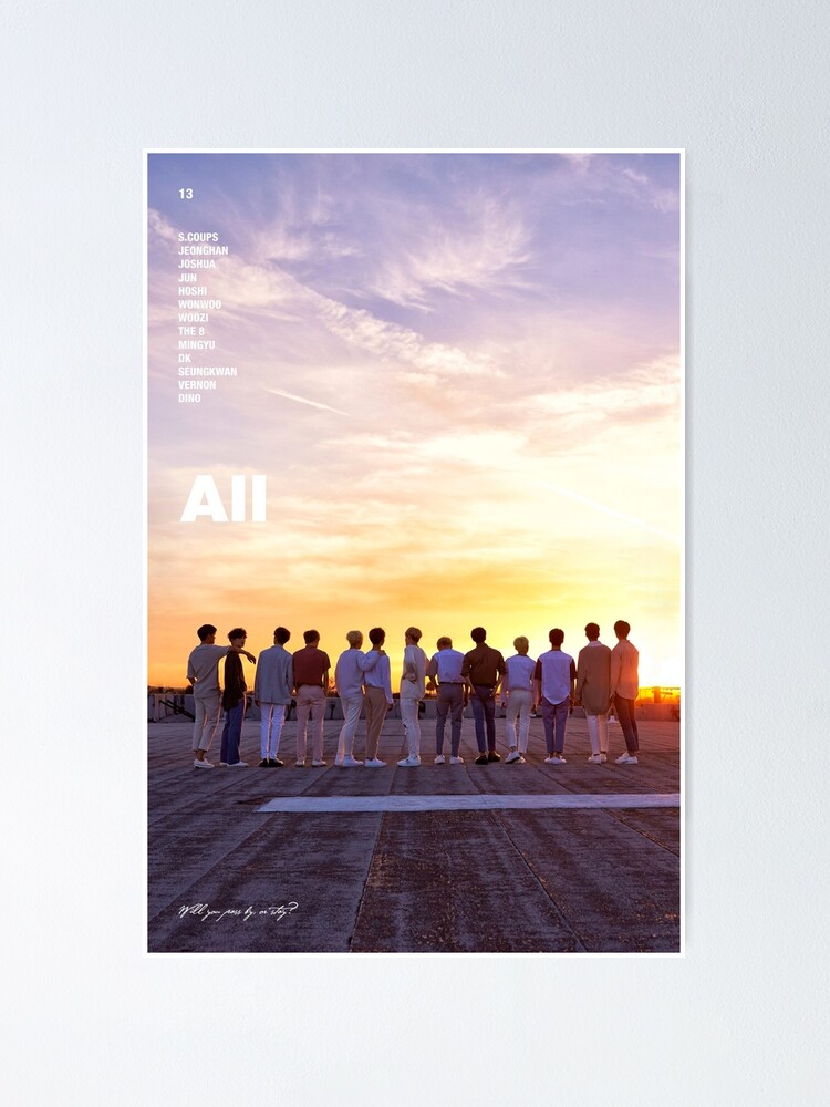 Seventeen Don T Wanna Cry Poster By Svtemporium Redbubble