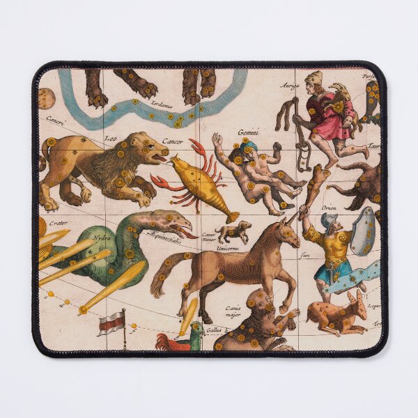 Item preview, Celestial Zodiac Map Stanisław Lubieniecki Polish Astronomer 1668 designed and sold by Wabojeg.
