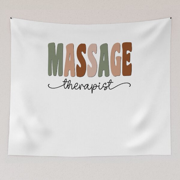 Item preview, Massage Therapist Boho Retro Script Design designed and sold by mysticblvd.