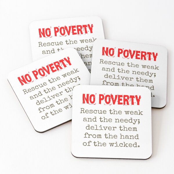 Item preview, Rescue The Weak And The Needy - Poverty Quote  designed and sold by CrankyOldDude.