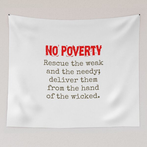 Item preview, Rescue The Weak And The Needy - Poverty Quote  designed and sold by CrankyOldDude.