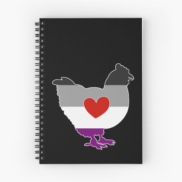 Item preview, Asexual Chicken Lover - LGBTQ Asexual Flag Heart 02 designed and sold by Puddmuppy.