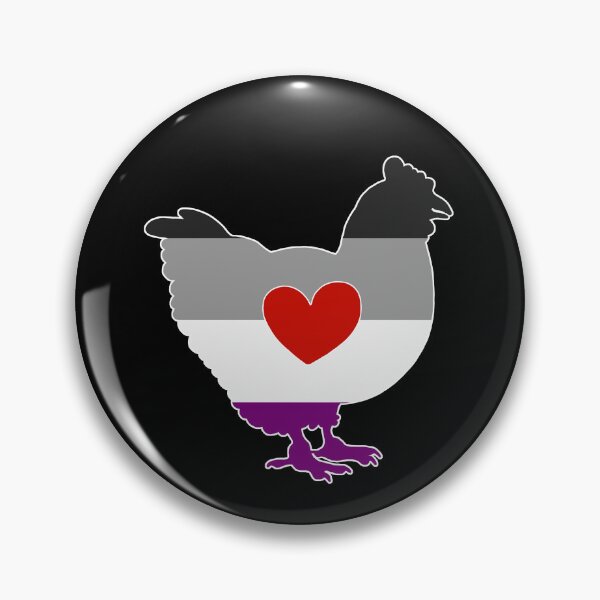 Item preview, Asexual Chicken Lover - LGBTQ Asexual Flag Heart 02 designed and sold by Puddmuppy.