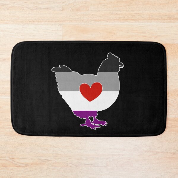 Item preview, Asexual Chicken Lover - LGBTQ Asexual Flag Heart 02 designed and sold by Puddmuppy.