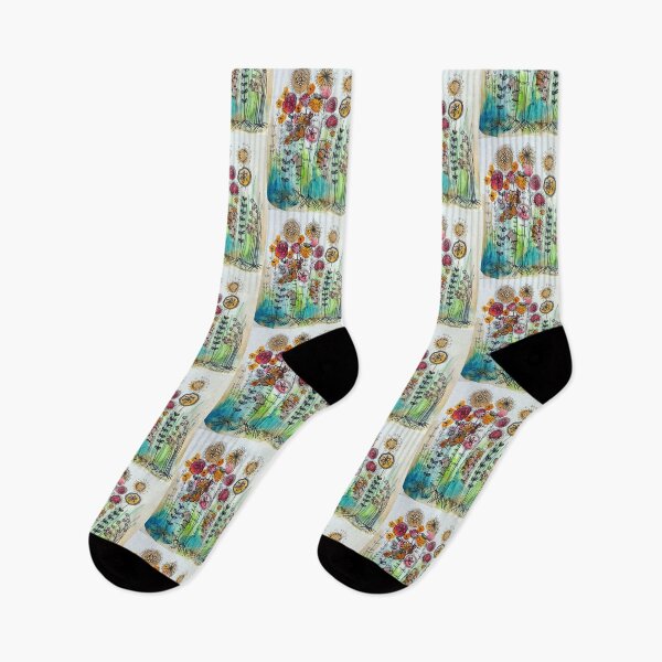 Item preview, Los zentangles se encuentran con las acuarelas designed and sold by ahippychick.