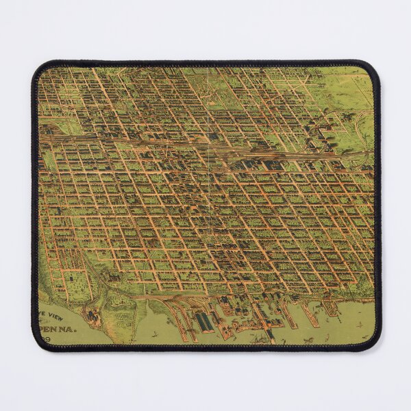 Item preview, Erie, Pennsylvania (1909) designed and sold by allhistory.