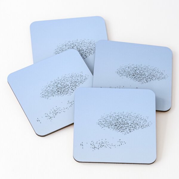 Item preview, Starlings throwing shapes designed and sold by GreyFeatherPhot.