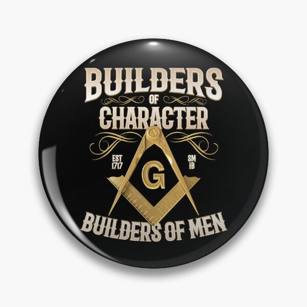 Item preview, Freemason Builders of Character Square and Compass Masonic designed and sold by MasterMasonMade.