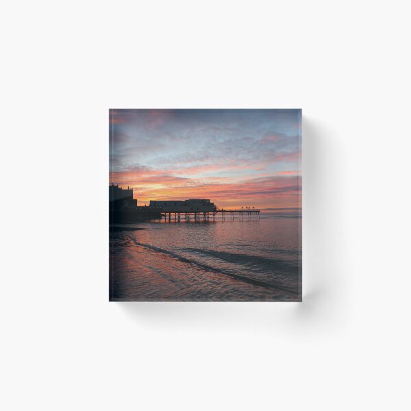 Item preview, Aberystwyth Pier at sunset designed and sold by GreyFeatherPhot.