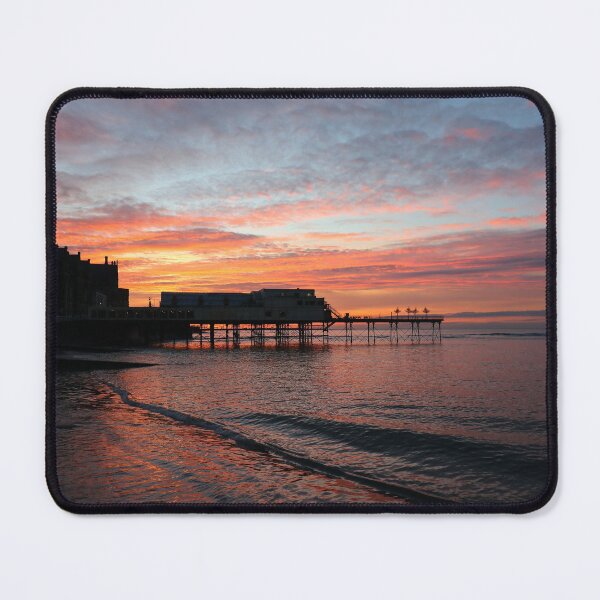 Item preview, Aberystwyth Pier at sunset designed and sold by GreyFeatherPhot.