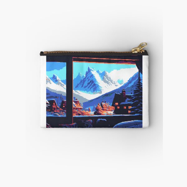 Item preview, Snowy Mountains Pixel Art designed and sold by Recedia.