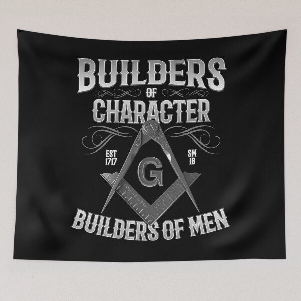 Item preview, Freemason Builders of Character Square and Compass Masonic designed and sold by MasterMasonMade.