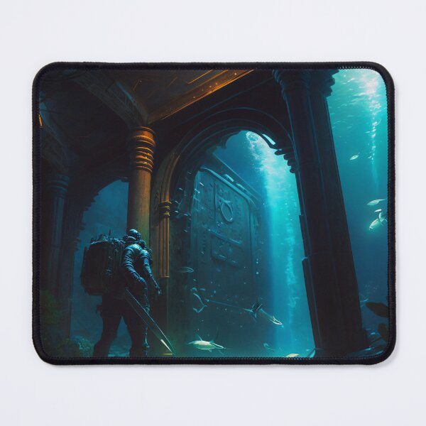 Item preview, The Futuristic Explorers: A Digital Painting of a City Fueled by Technology and Curiosity designed and sold by oanaunciuleanu.