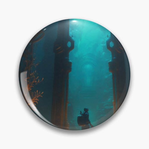 Item preview, The Futuristic Explorers: A Digital Painting of a City Fueled by Technology and Curiosity designed and sold by oanaunciuleanu.