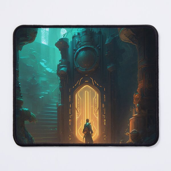 Item preview, The Futuristic Explorers: A Digital Painting of a City Fueled by Technology and Curiosity designed and sold by oanaunciuleanu.