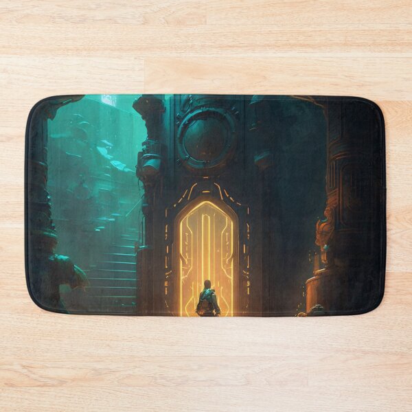 Item preview, The Futuristic Explorers: A Digital Painting of a City Fueled by Technology and Curiosity designed and sold by oanaunciuleanu.